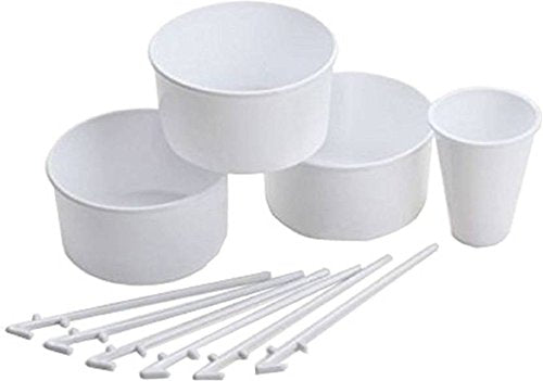 Portable Ice Crusher & Slushy Maker – Easy Countertop Ice Gola Machine with Bowls, Sticks & Glass for Summer Treats (White & Red)