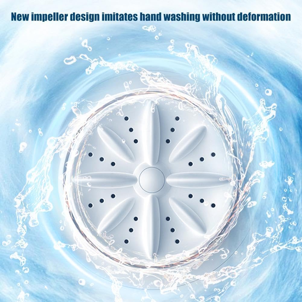 Portable Rechargeable Mini Washing Machine – Cordless Laundry Cup for Underwear & Socks Cleaning