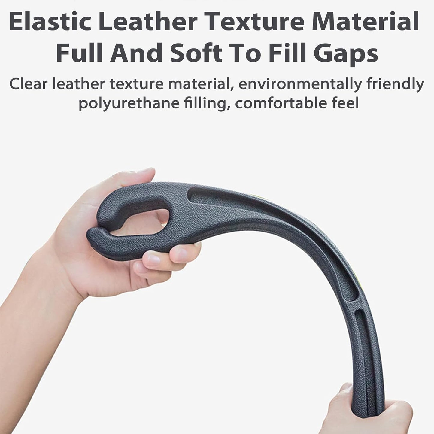 Leakproof Car Seat Gap Filler & Organizer – Wipeable, Water-Resistant Plugging Strips (Black)