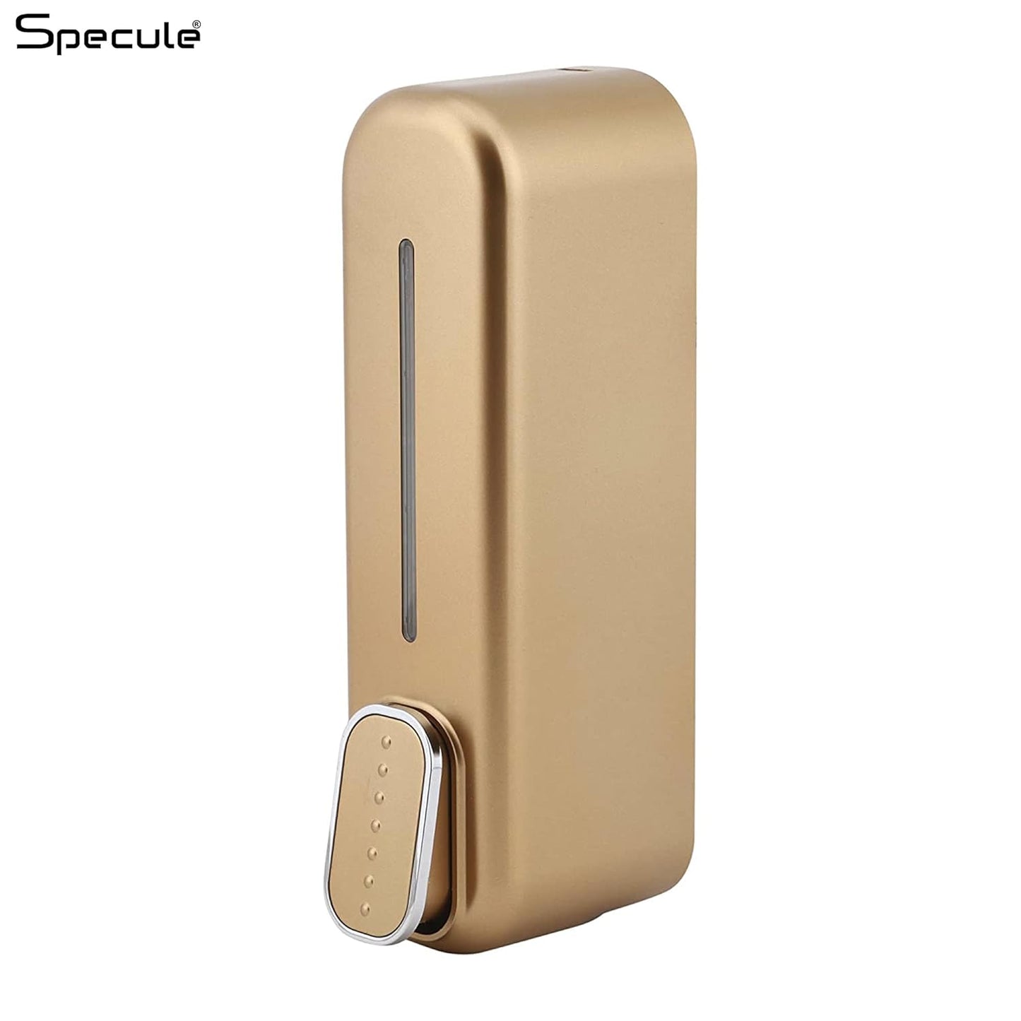 400ml Lockable Wall-Mounted Dispenser – Heavy-Duty ABS Multi-Purpose Soap, Shampoo, Conditioner & Lotion Gel Holder (Gold)