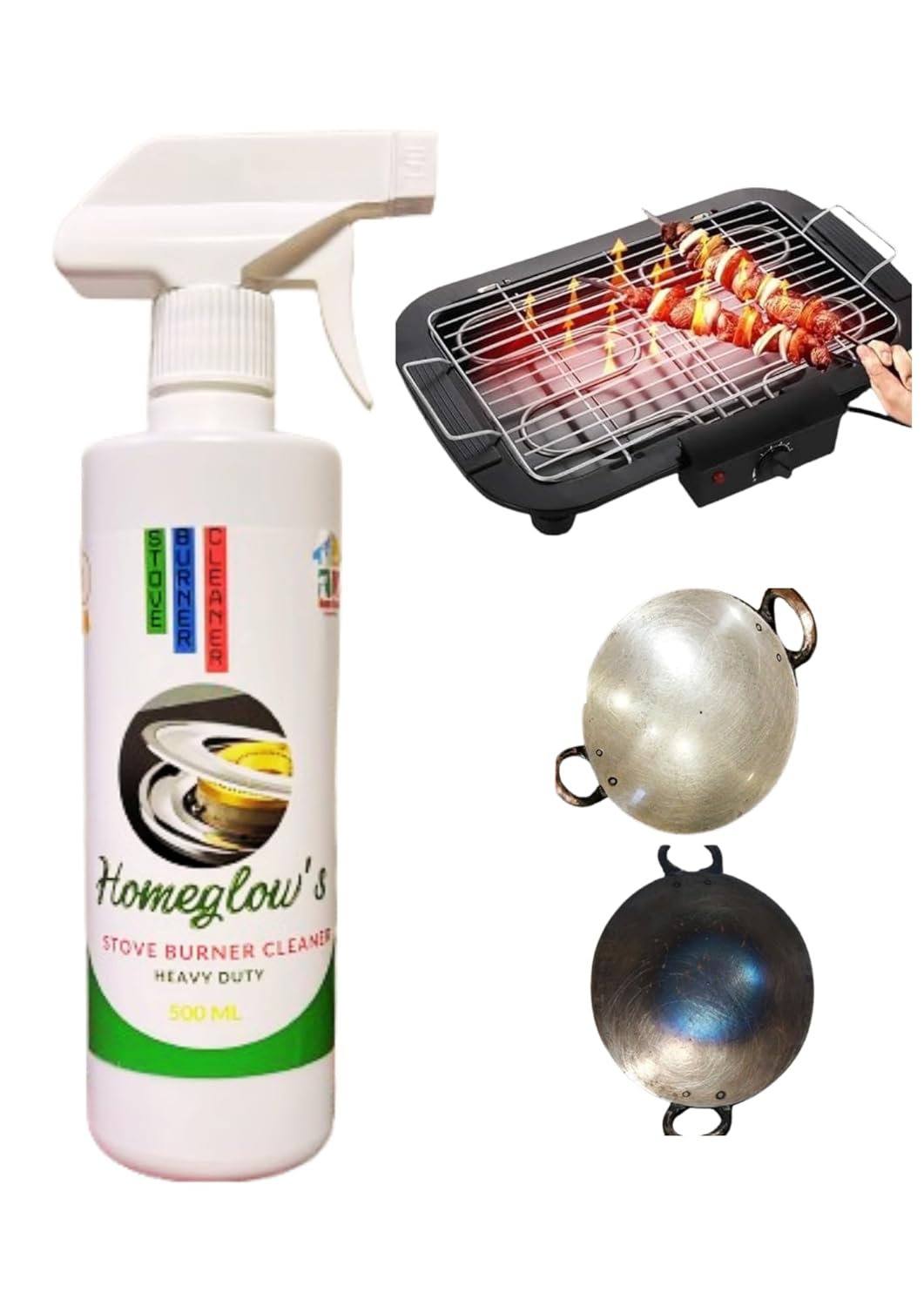 Iron Cleaner – Heavy-Duty Scrubber for Tawa, Burner & Barbecue