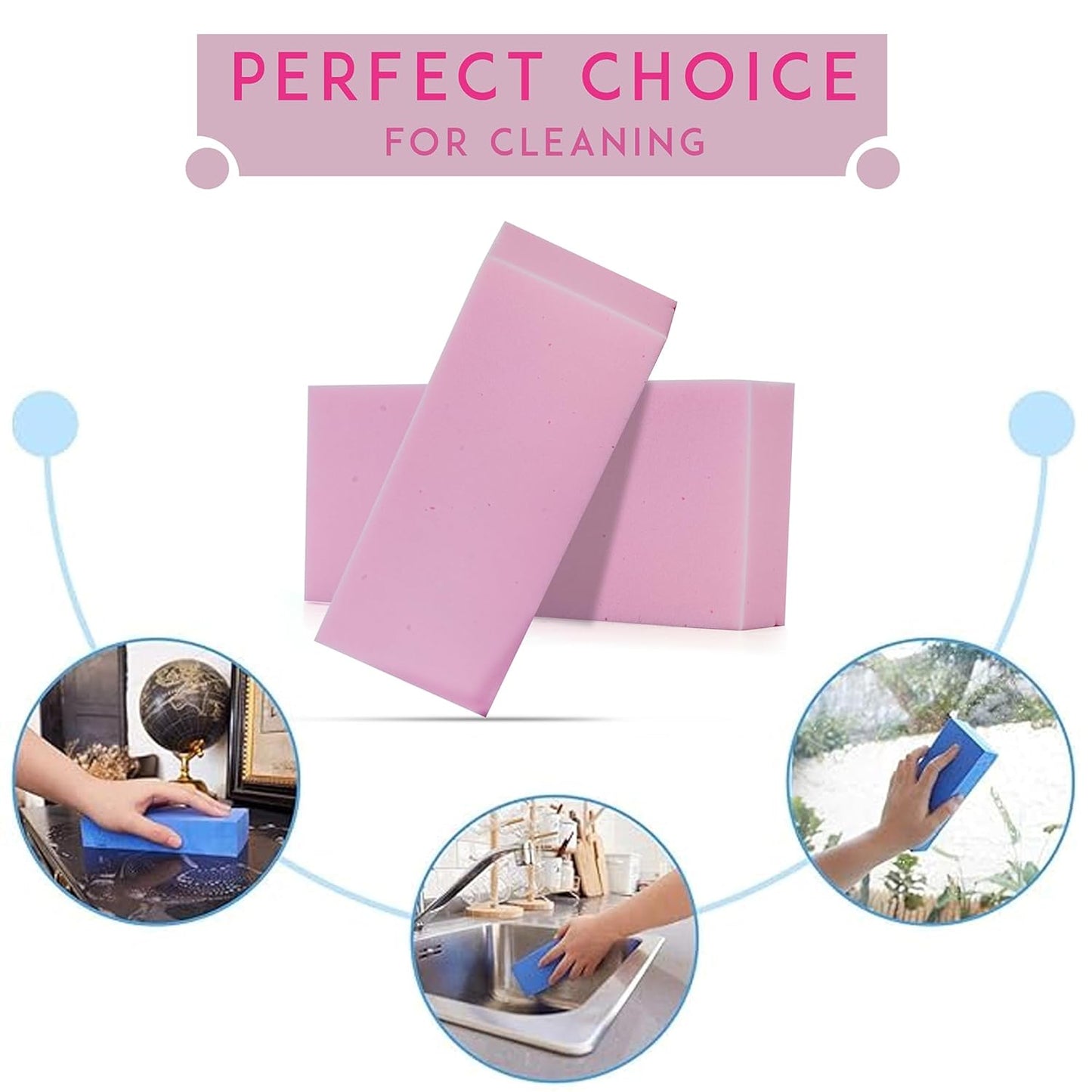Magic Cleaning Sponge – Effortless Cleaning for a Spotless Home (Set of 4)