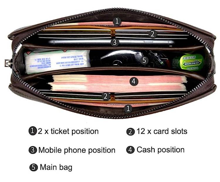 Leather Clutch (unisex)