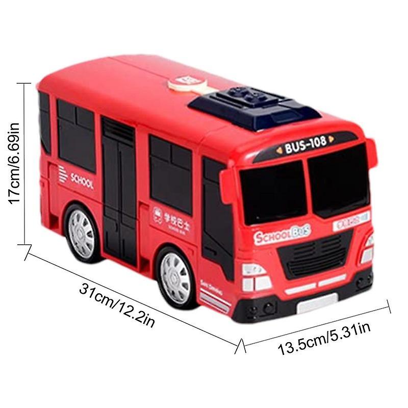 Transformer Bus Toy with Steering Wheel For Kids
