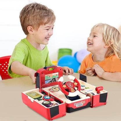 Transformer Bus Toy with Steering Wheel For Kids