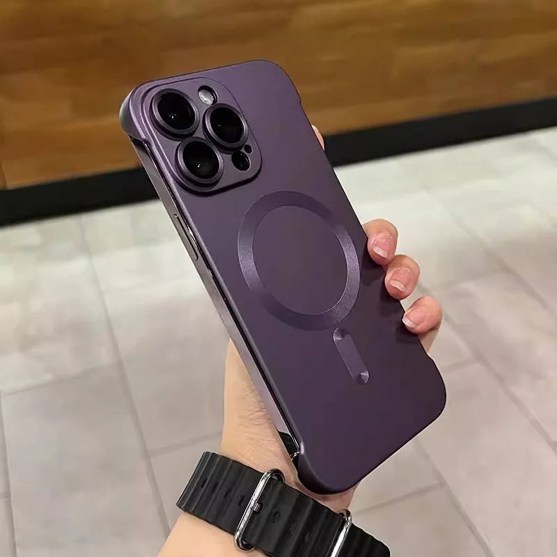 Frameless Matte Ultra Thin Magnetic iPhone Case