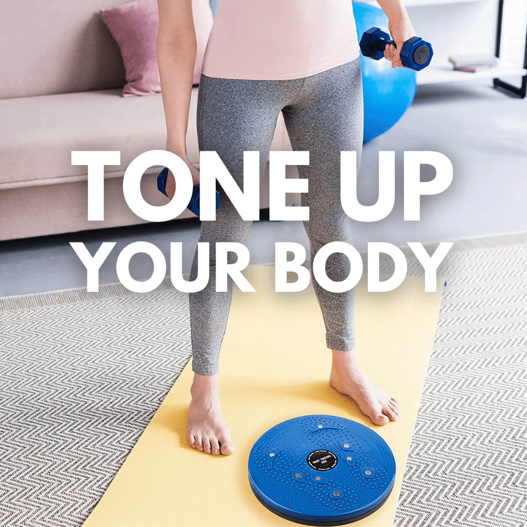 Slim & Tone Tummy Twister – Fitness Waist Trimmer for Men & Women | Twist Board for Core Workout & Weight Loss