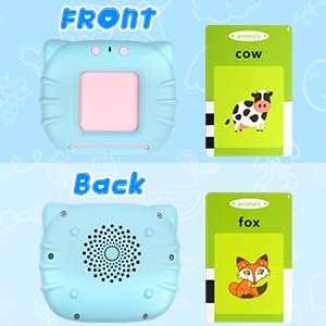 Interactive Talking Flash Card Learning Device – Fun & Educational Toy for Kids (1-6 Years) | Rechargeable & Engaging Early Language Development Tool