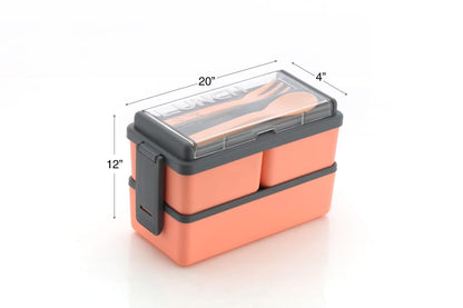 Executive Reusable Lunch Box – Airtight, Durable Tiffin Container with Safety Lock for Adults & Kids
