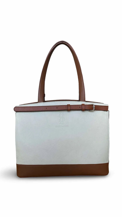 👜 Premium Leather Work Bag with Insulated Compartment