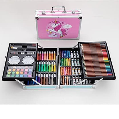 145-Piece Baby Girl Color Set with Metal Bag – Perfect Gift for Little Ones