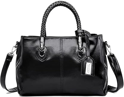 VINTAGE TRIPLE CROSSBODY LEATHER BAG