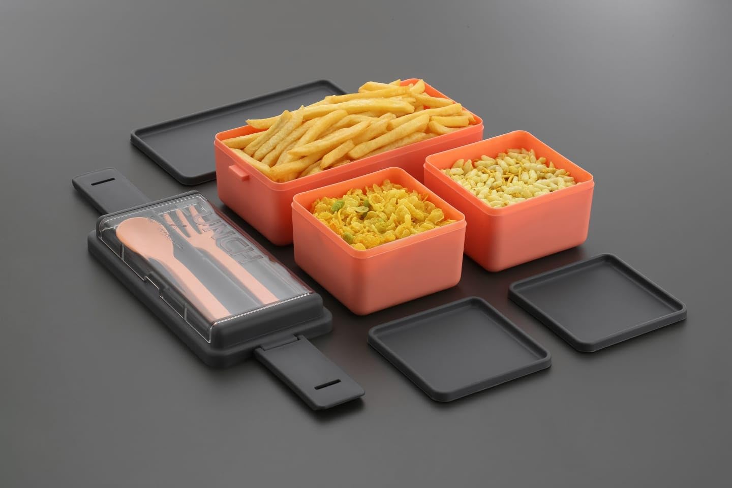 Executive Reusable Lunch Box – Airtight, Durable Tiffin Container with Safety Lock for Adults & Kids