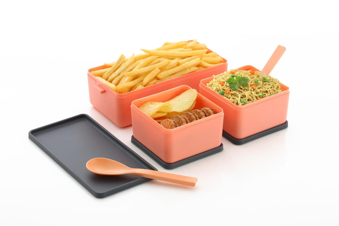 Executive Reusable Lunch Box – Airtight, Durable Tiffin Container with Safety Lock for Adults & Kids