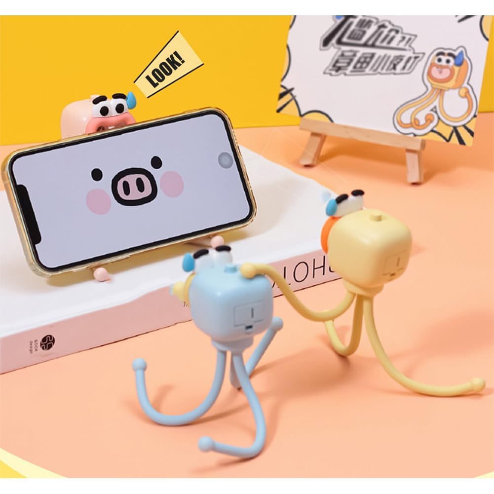 Cute Octopus Mini LED Desk Lamp - Nursery & Bedside Night Light for Kids