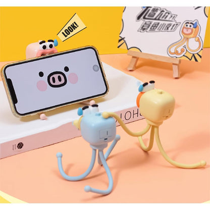 Cute Octopus Mini LED Desk Lamp - Nursery & Bedside Night Light for Kids