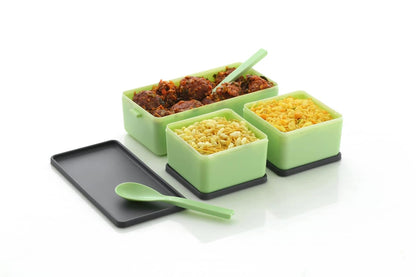 Executive Reusable Lunch Box – Airtight, Durable Tiffin Container with Safety Lock for Adults & Kids