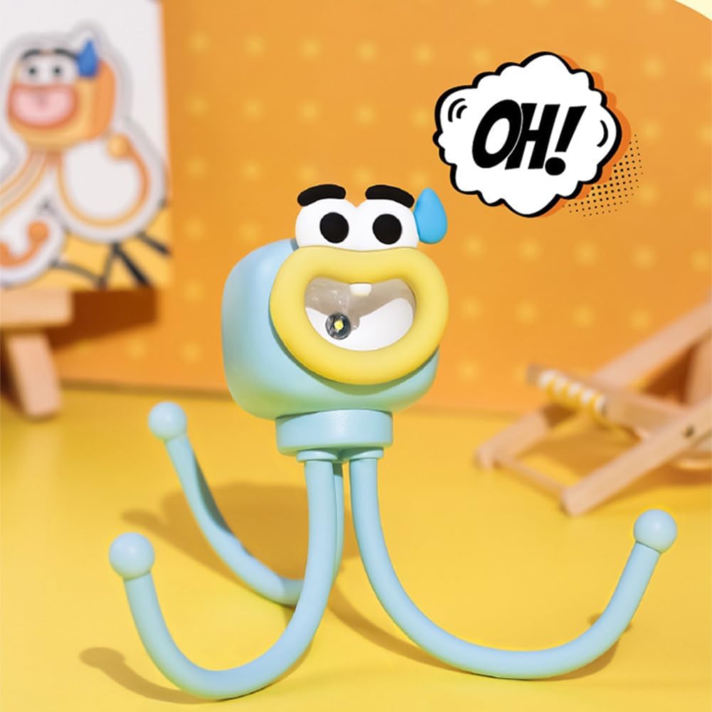 Cute Octopus Mini LED Desk Lamp - Nursery & Bedside Night Light for Kids