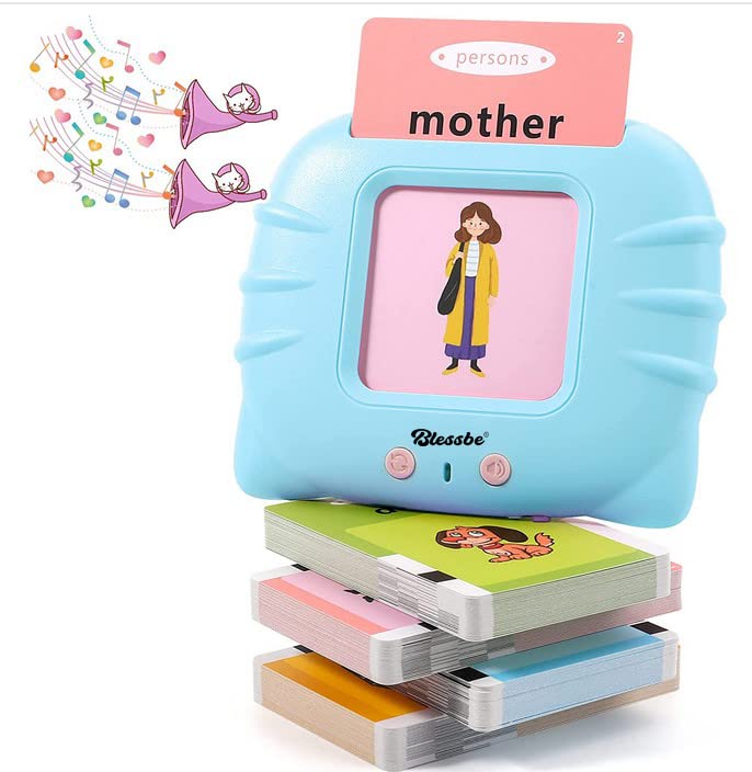 Interactive Talking Flash Card Learning Device – Fun & Educational Toy for Kids (1-6 Years) | Rechargeable & Engaging Early Language Development Tool