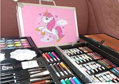 145-Piece Baby Girl Color Set with Metal Bag – Perfect Gift for Little Ones