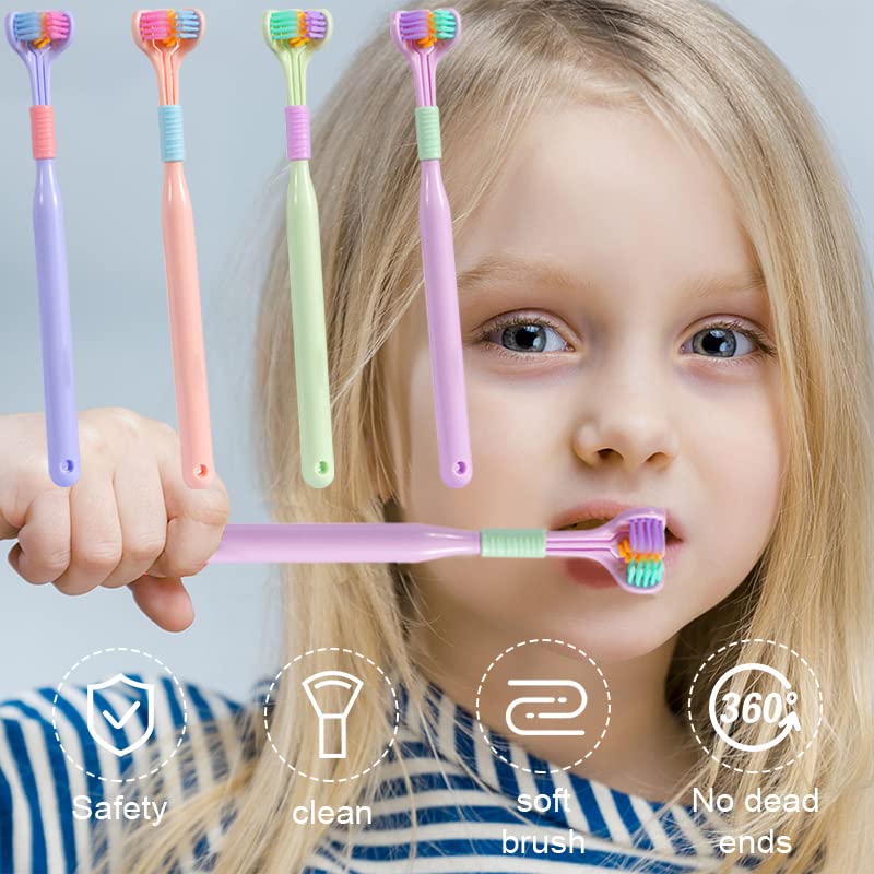 3-Sided Ultra Soft Toothbrush – 360° Gentle Cleaning for a Healthier Smile
