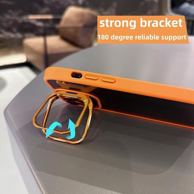 Camera Stand Cases with Lens Protection For iPhones (with Free Camera Lens)