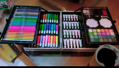 145-Piece Baby Girl Color Set with Metal Bag – Perfect Gift for Little Ones