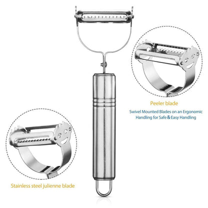 Stainless Steel Kitchen Fruit & Vegetable Peelers