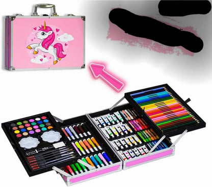 145-Piece Baby Girl Color Set with Metal Bag – Perfect Gift for Little Ones