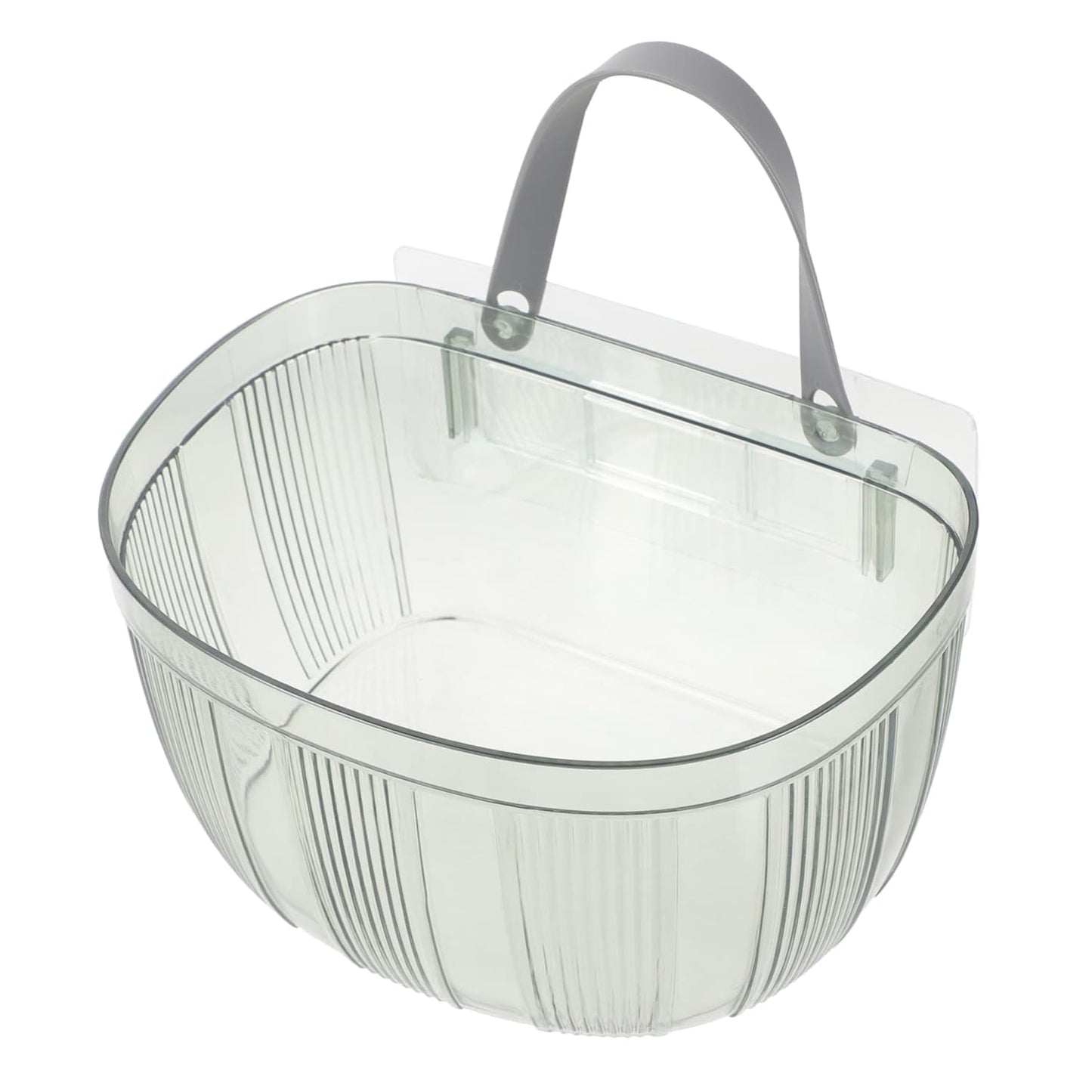 4pcs Hanging Storage Baskets – Desk Organizers, Garlic & Vegetable Storage Bins, Kitchen Decor Plastic Baskets for Ginger & More