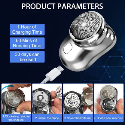 Mini Shaver - Stylish & Convenient for Quick Grooming Anywhere