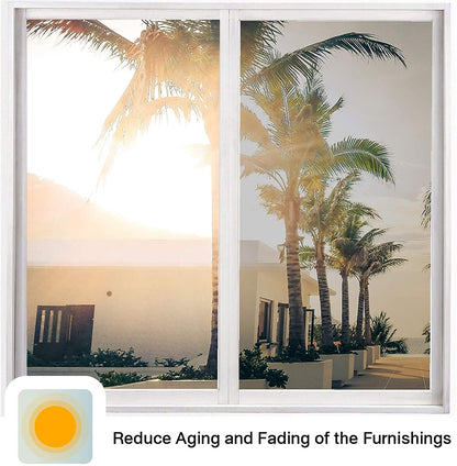 Silver Reflective One-Way Mirror Window Film – Ultimate Daytime Privacy, Heat Control & UV Protection
