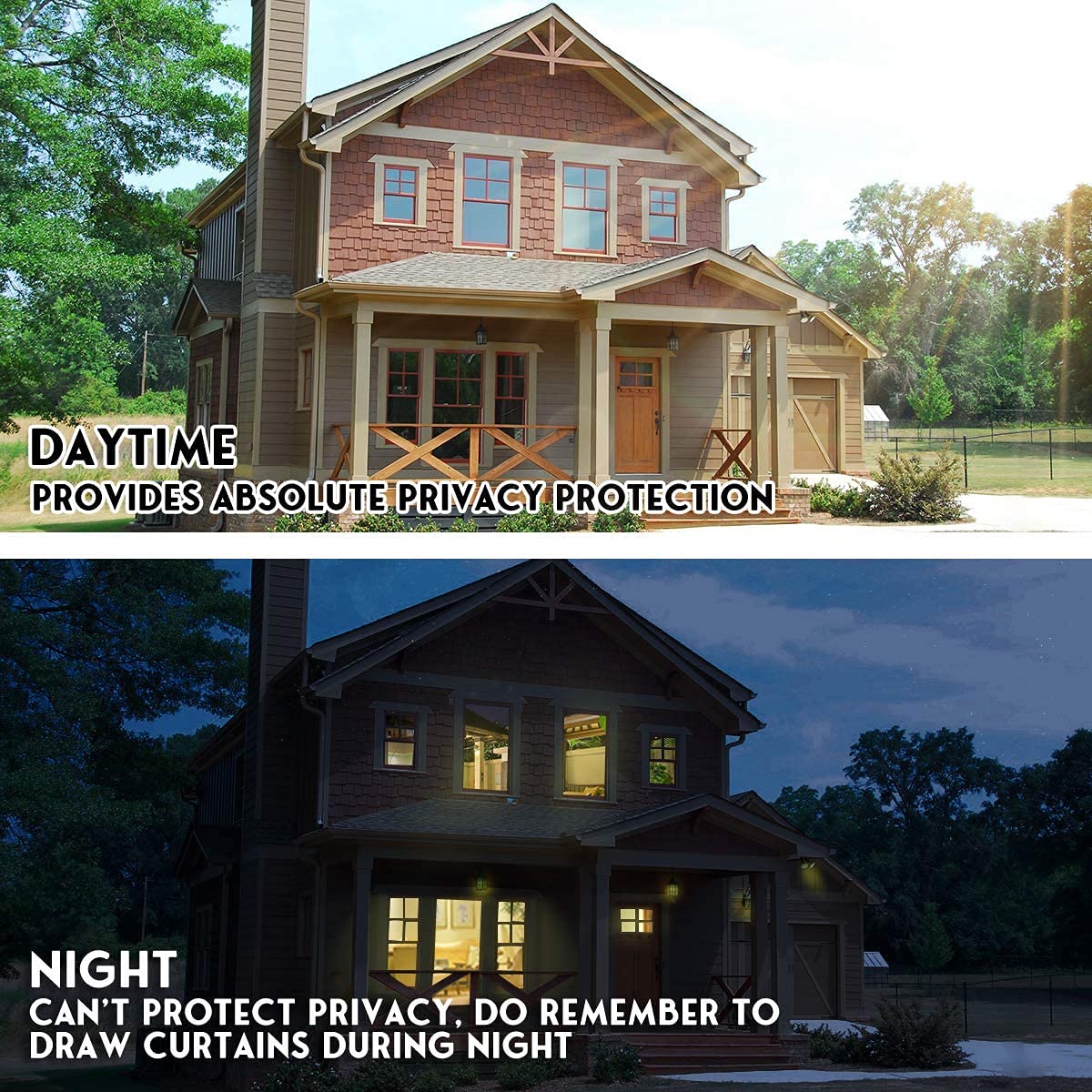Silver Reflective One-Way Mirror Window Film – Ultimate Daytime Privacy, Heat Control & UV Protection