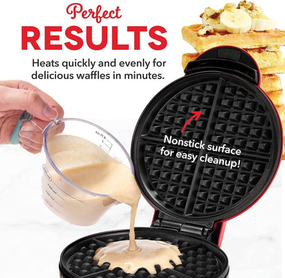 Waffle Maker Machine- 350 Watts , Stainless Steel Non-Stick Cooking Plates & Cool Touch Handle