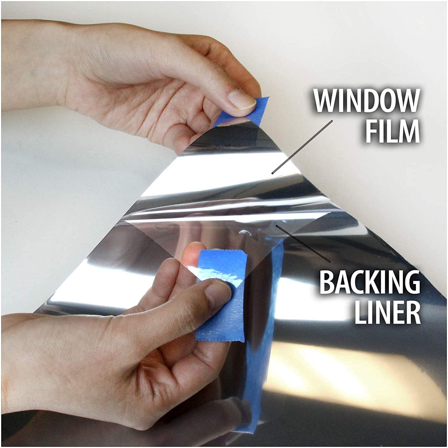 Silver Reflective One-Way Mirror Window Film – Ultimate Daytime Privacy, Heat Control & UV Protection
