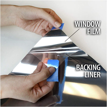 Silver Reflective One-Way Mirror Window Film – Ultimate Daytime Privacy, Heat Control & UV Protection
