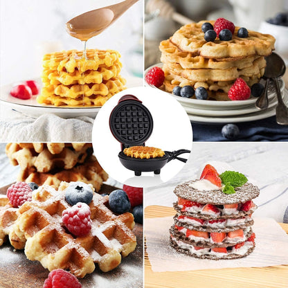 Waffle Maker Machine- 350 Watts , Stainless Steel Non-Stick Cooking Plates & Cool Touch Handle