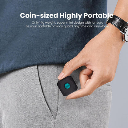 Portable Anti-Spy Hidden Camera Detector – Wireless Infrared Sweeper for Home, Office & Travel
