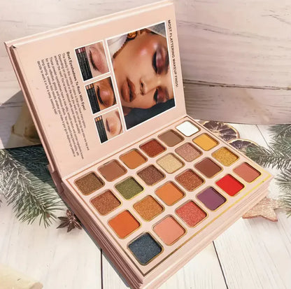5-in-1 Fashion Makeup Palette Book – All-in-One Beauty Essentials for Eyes, Lips, and Face