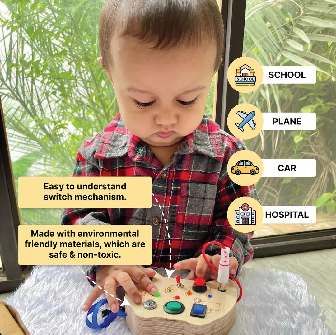 Montessori Tinker Pad Busy Board-V2