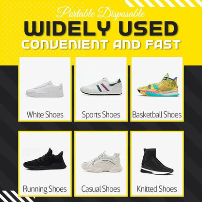 80-Pack Instant Sneaker Cleaner Wipes - Quick Dirt & Stain Removal Shoe Cleaning Wipes for Sneakers (Pack of 1)