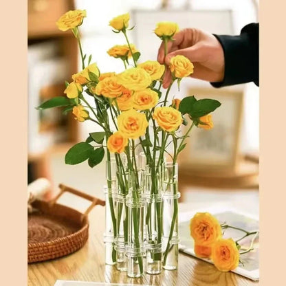 Hinged Test Tube Foldable Flower Vase
