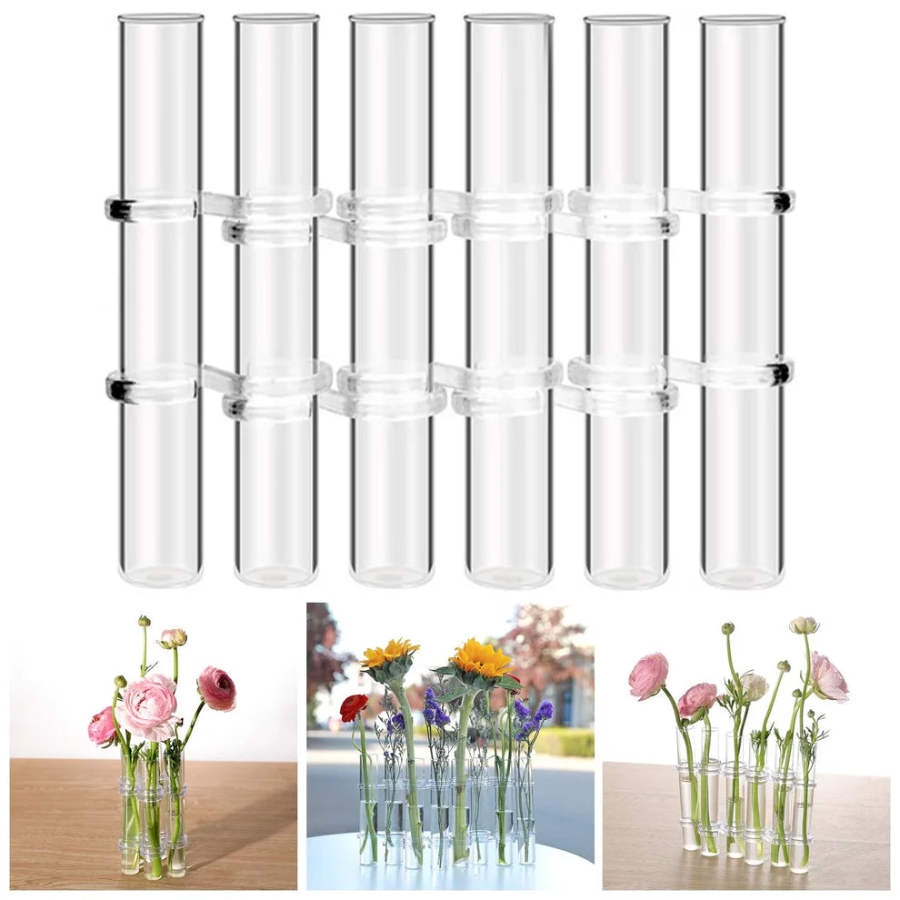 Hinged Test Tube Foldable Flower Vase