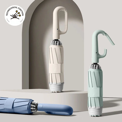 Ring buckle Umbrella, Sturdy Windproof, Travel Portable