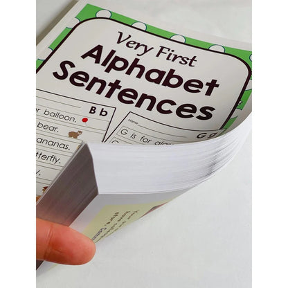 ABC Workbook for Kids: Early Literacy and Alphabet Learning Guide for Preschoolers and Beginners (SET OF 4)
