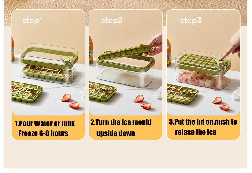Ice Cube Maker With Storage Container Press Release