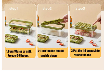 Ice Cube Maker With Storage Container Press Release