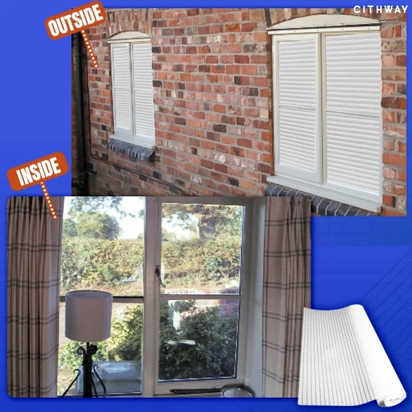 One-Way Imitation Blinds Privacy Window Cover