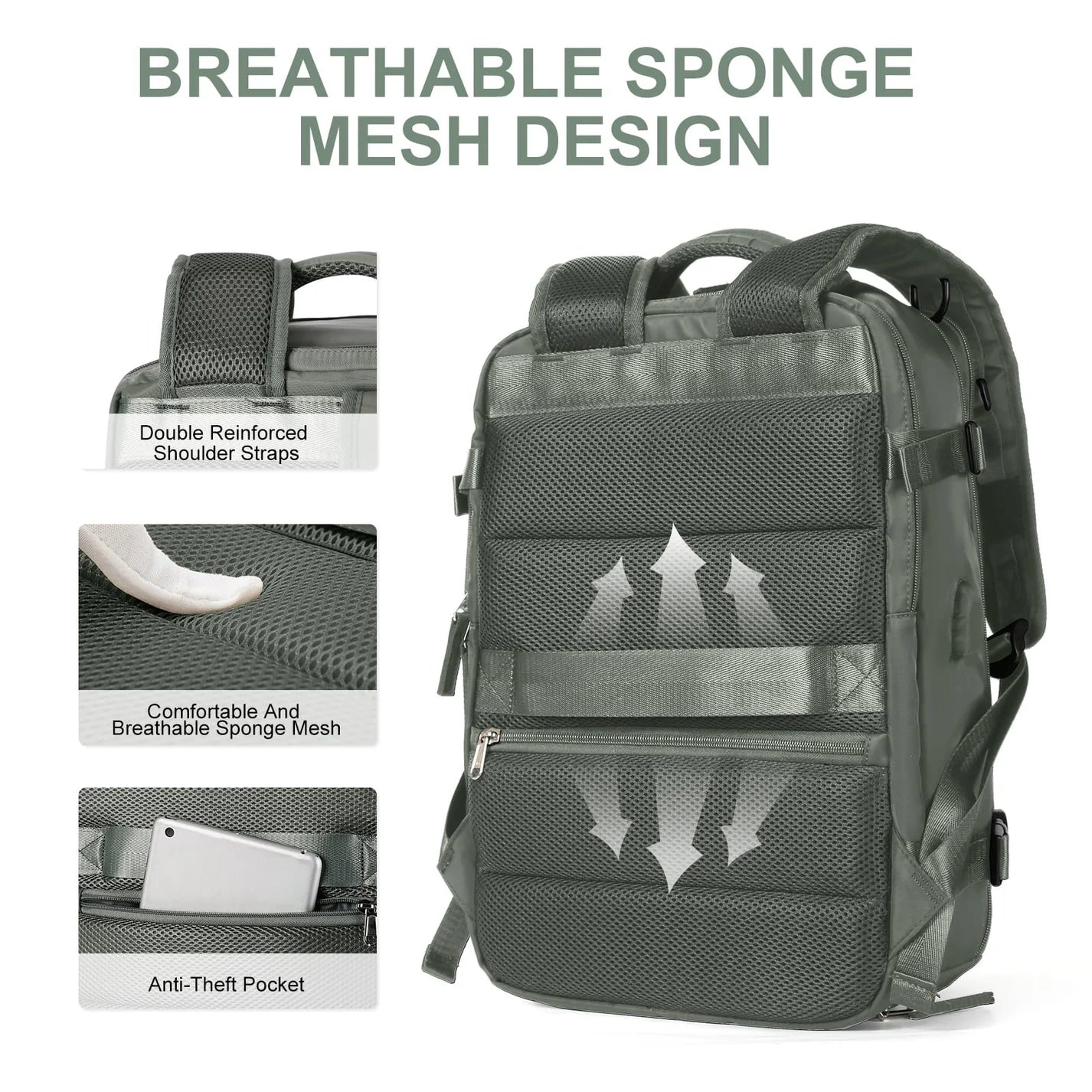 Jetsetter Chic Laptop Backpack