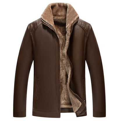 Classic Men‘s Faux Leather Jacket